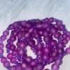 Purple Frosty Amethyst Beads