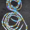 Golden Blue Butterfly Waist Bead