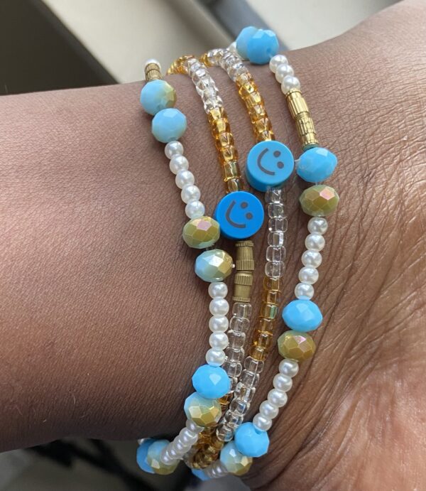 Ocean Blue Anklet - Image 2