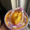 Rosy Glow  Pink Bracelet